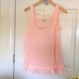 J crew BNWT light pink blouse tank top